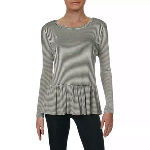 AQUA NWT Large black/white pinstripe. Stretchy!